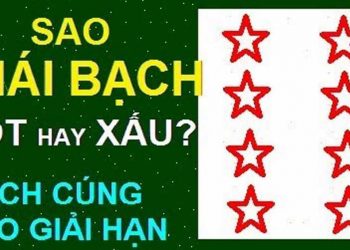 Sao Thái Bạch tốt hay xấu trong năm 2022 