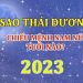 Sao Thái Dương chiếu mạng tuổi nào năm 2023?