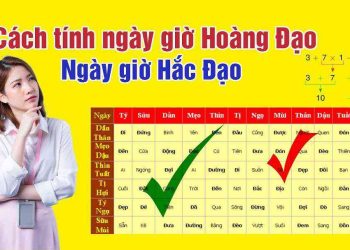 Cách tính giờ Hoàng Đạo