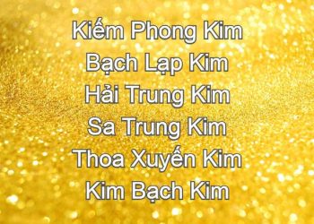 Tìm hiểu về các loại mệnh Kim trong Ngũ Hành