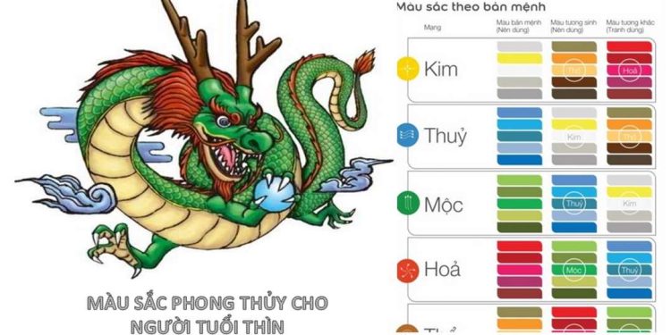 Người tuổi Thìn hợp và kỵ với những màu gì?