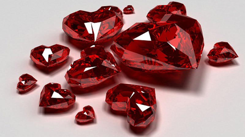 Tác dụng chữa bệnh khi đeo trang sức gắn đá Ruby